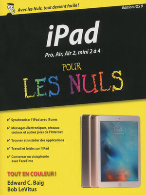 cover image of iPad Pro, Plus, Air, mini Pour les Nuls